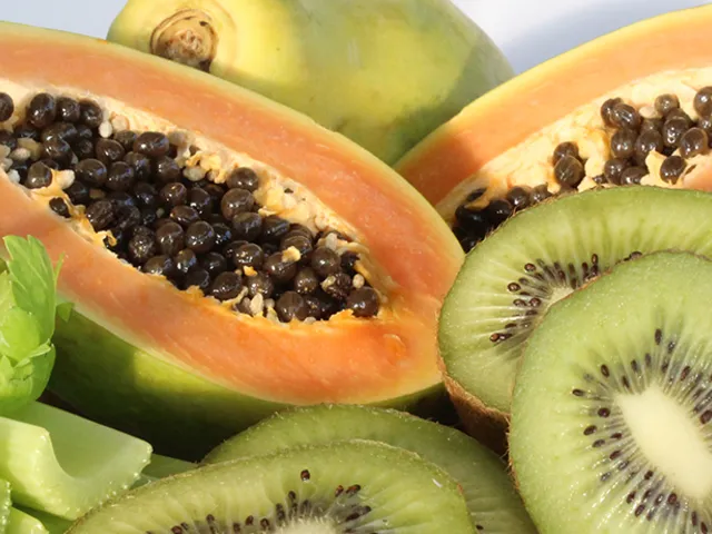 Apio, kiwi y lechosa para la salud del hígado