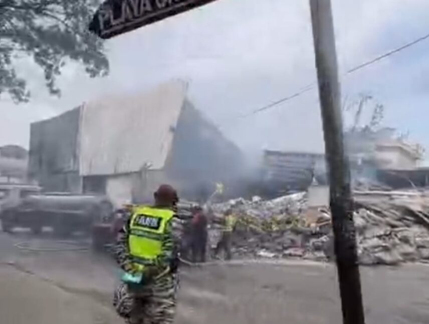 Se registró un incendio en Catia La Mar este jueves
