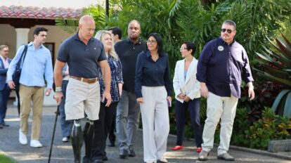 Presidenta (e) recibe en Caracas a delegación del Congreso de EEUU