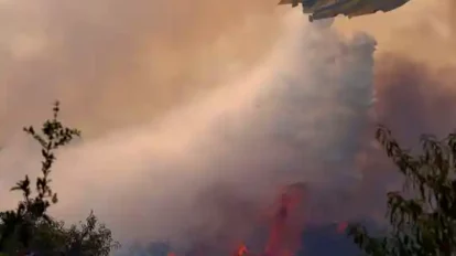 España combate el mayor incendio forestal de su historia