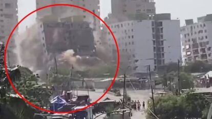 Inicia proceso de demolición de edificaciones declaradas en riesgo en La Guaira