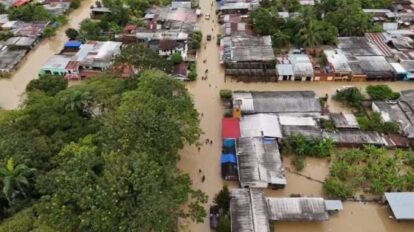 Río Arauca anega la población de La Victoria en Apure
