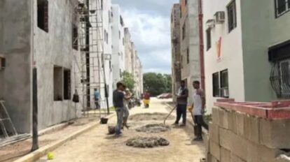 Construcción de viviendas en La Guaira