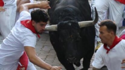 Encierro de los sanfermines en España