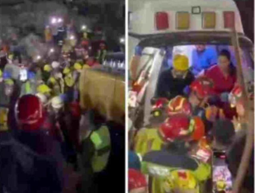 Rescate en Edificio La Estrella en Macuto