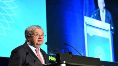 secretario general de la ONU, António Guterres,