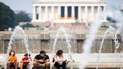 Calor y lluvias en Estados Unidos