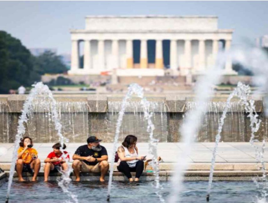 Calor y lluvias en Estados Unidos
