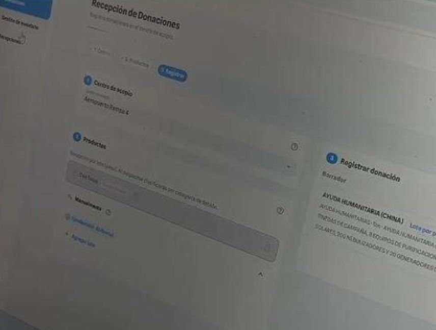 sistema centinela para control de donaciones.