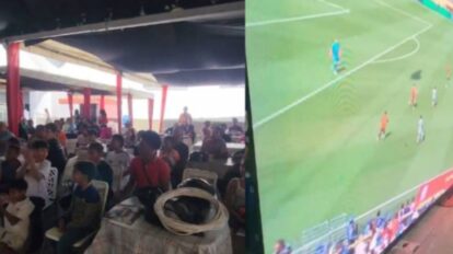 En La Guaira vieron la final del mundial de fútbol