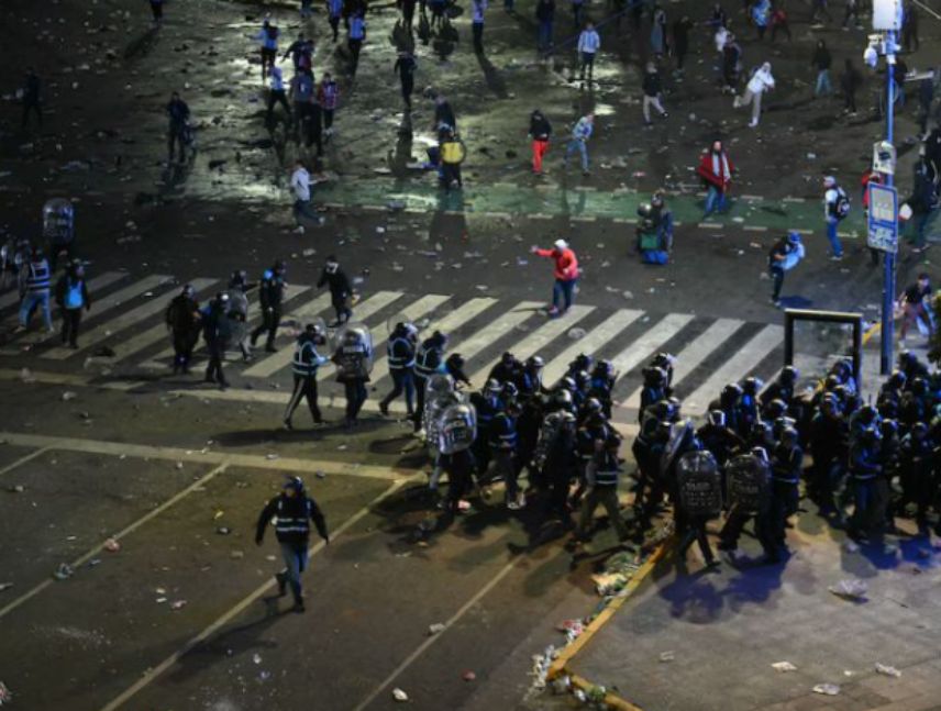 Disturbios en Buenos Aires tras la final del Mundial