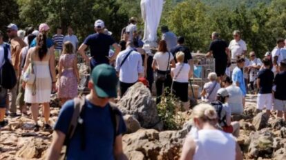 Vandalismo en santuario de la virgen maria en medjugorje