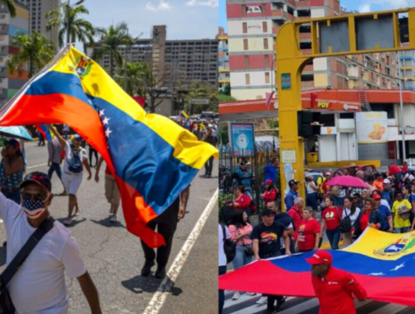 Marchas en Caracas hoy martes 28 de julio.