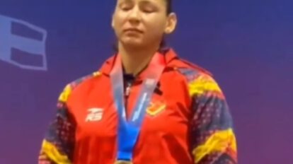 Guayanesa Karen León, logra medalla de oro en Santo Domingo