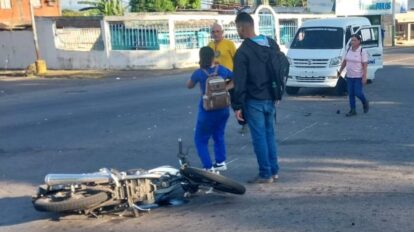 Accidente de transito en 11 de abril