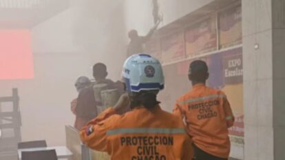Reportan incendio en el CCCT