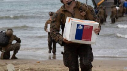 Estados Unidos ingresa ayuda humanitaria de Chile
