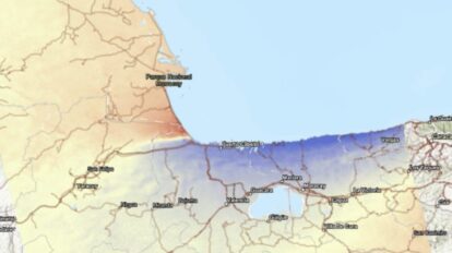 NASA informa sobre desplazamientos de tierra tras terremotos.