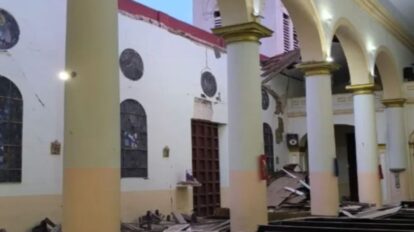 Iglesias afectadas tras terremotos