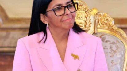Delcy Rodríguez defiende su relación con Estados Unidos.