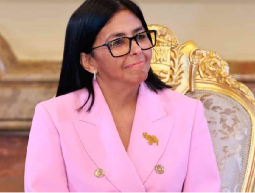 Delcy Rodríguez defiende su relación con Estados Unidos.