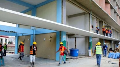 Aragua avanza en recuperación de edificios tras terremotos.
