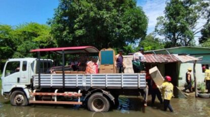 Desborde del río orinico provoca inundaciones en Amazonas
