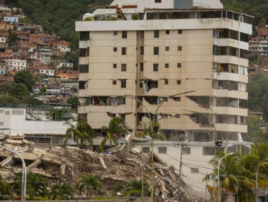 Inmuebles con daños en La Guaira tras terremotos