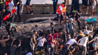 Crisis migratoria en Ceuta