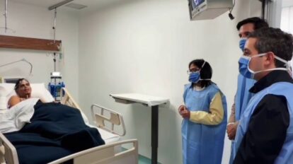 Presidenta encargada visitó a Hernán Gil