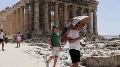 Ola de calor en Grecia