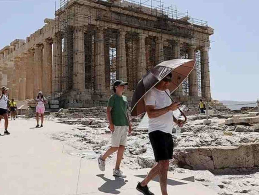 Ola de calor en Grecia