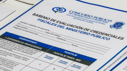 Convocan a concurso público para fiscales del MP