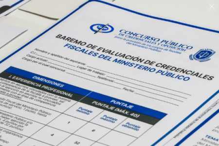 Convocan a concurso público para fiscales del MP