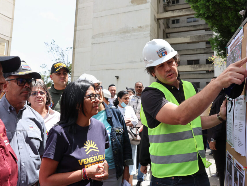 Inspeccionan trabajos de rehabilitación del Plan Venezuela Renace en San Bernardino