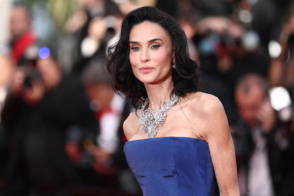 Demi Moore aviva la preocupación por su extrema delgadez
