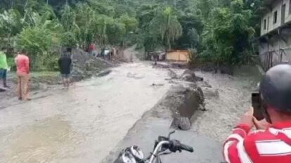 Vuelven a desbordarse quebradas en Chabasquén