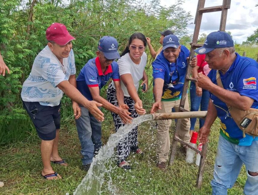Activan pozos profundos en la población de El Manteco