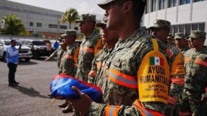 Arriba nuevo contingente mexicano de rescate al país