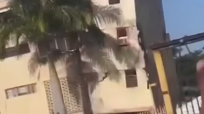 Colapsa un edificio en Guarenas