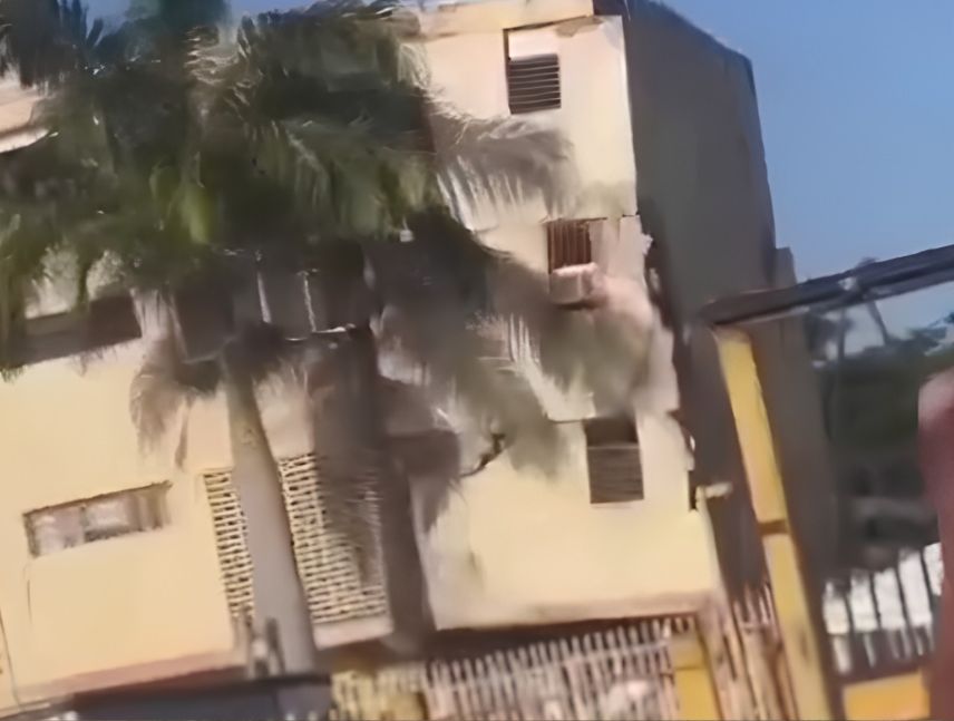 Colapsa un edificio en Guarenas