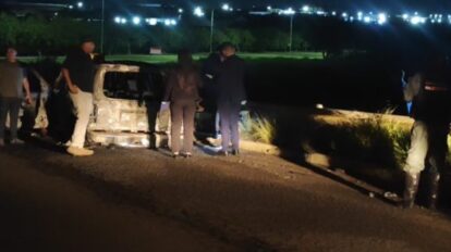 Hallan cuerpo carbonizado en el maletero de un vehículo en Puerto Ordaz