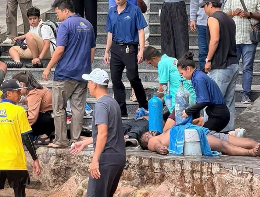 En Vietnam 15 personas mueren al volcar un barco turístico