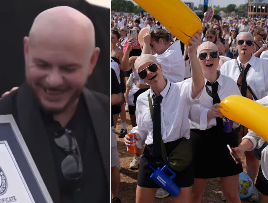 Pitbull rompió un récord Guinness gracias a sus fans