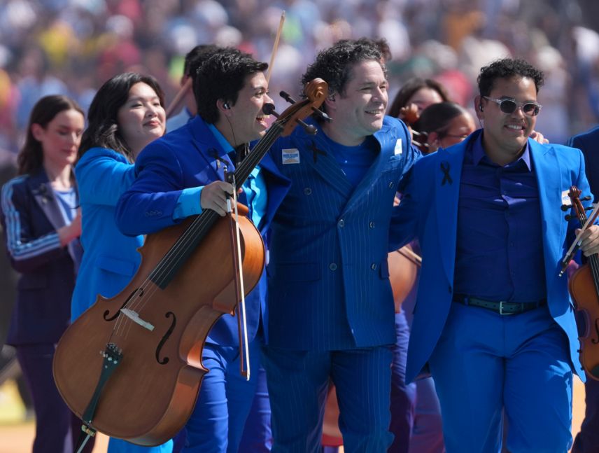 Gustavo Dudamel y la Orquesta Sinfónica Simón Bolívar brillaron