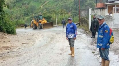 Lluvias en el estado Trujillo afectaron a 40 viviendas y la vialidad