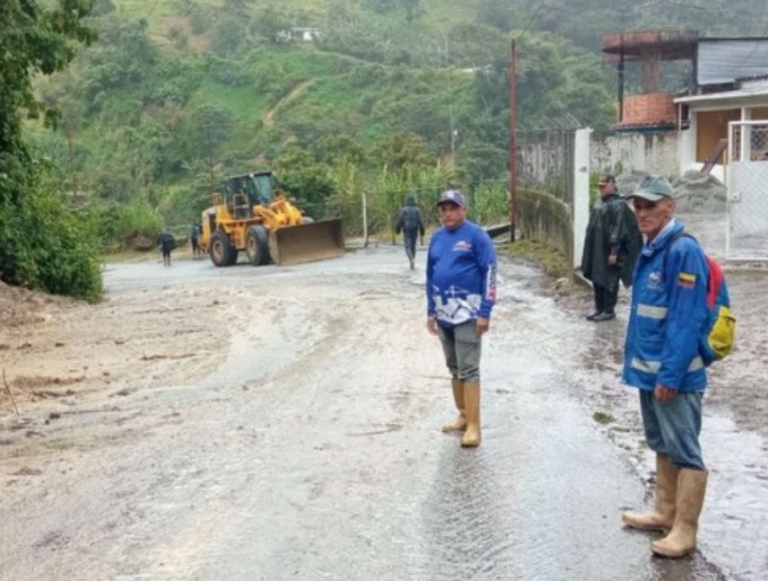 Lluvias en el estado Trujillo afectaron a 40 viviendas y la vialidad