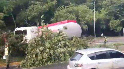 Gandola de Pdvsa perdió el control en Guarenas