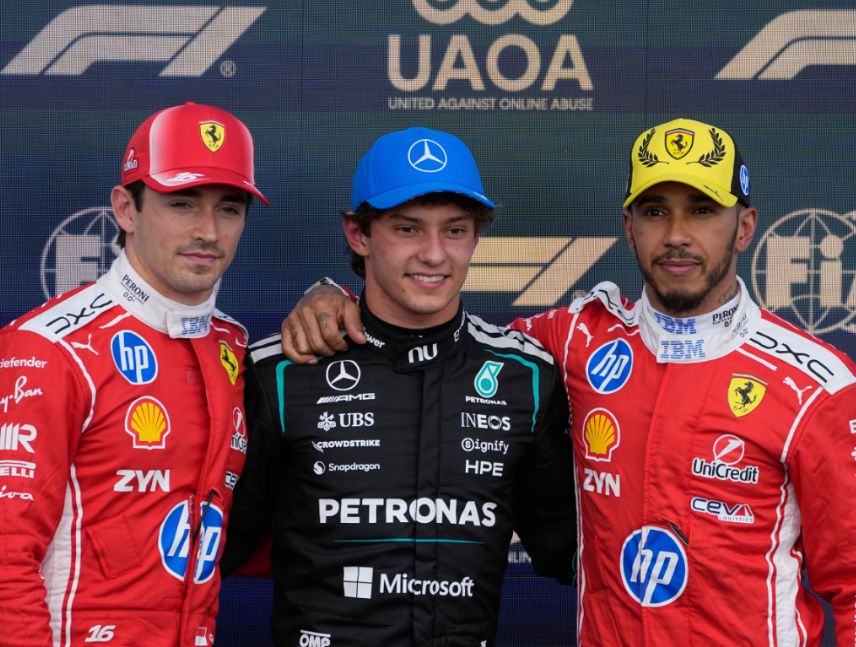 Antonelli ganó la Sprint y se quedó con la pole en Silverstone
