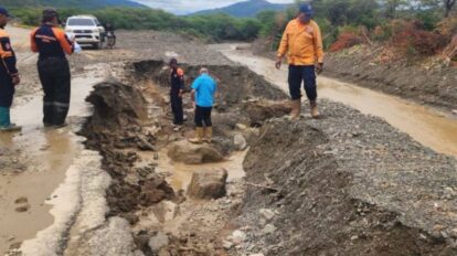 Precipitaciones afectan la vialidad de un municipio de Lara